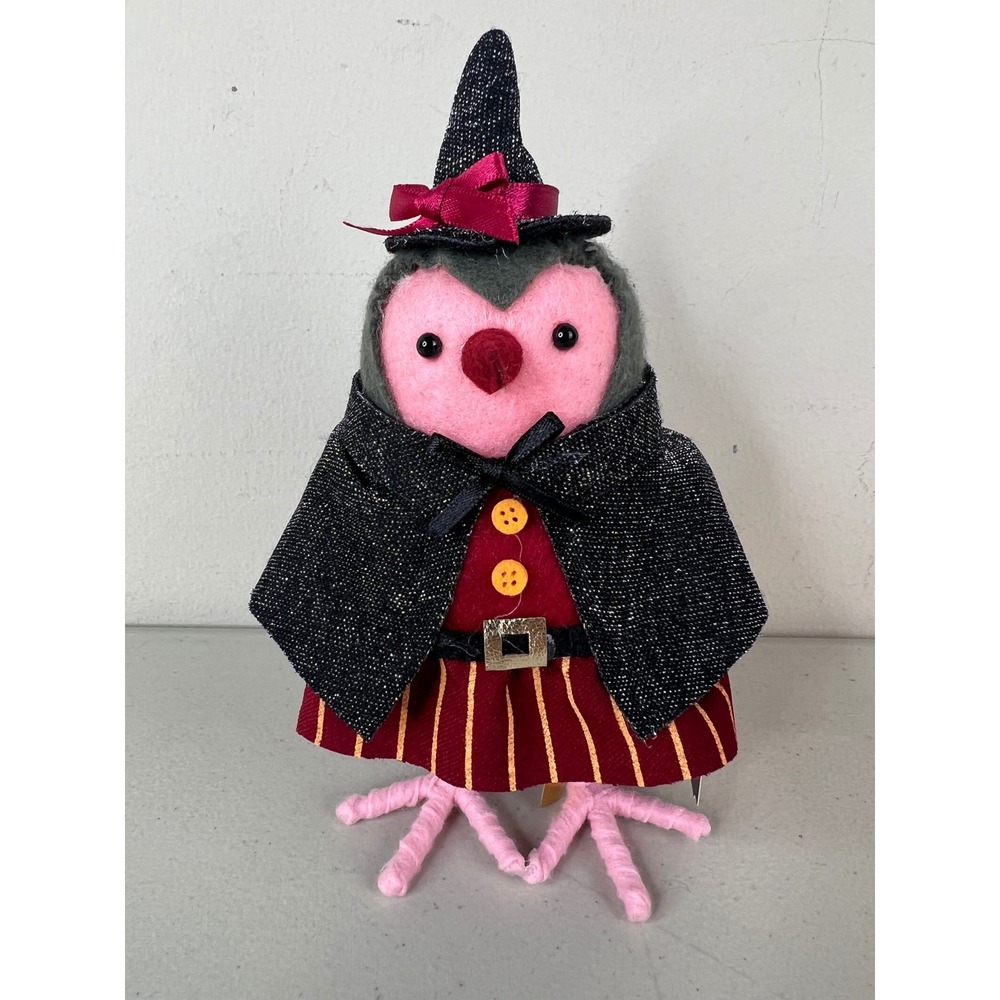 NEW 2026 Target Hyde & Eek Featherly Friends Cauldy Witch Fabric Bird Halloween